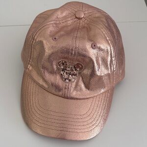 Disney Rose Gold Sequin Mickey Hat